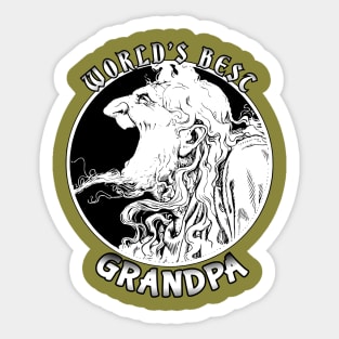 World's Best Grandpa Sticker